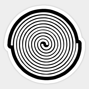 Spiral. Sticker